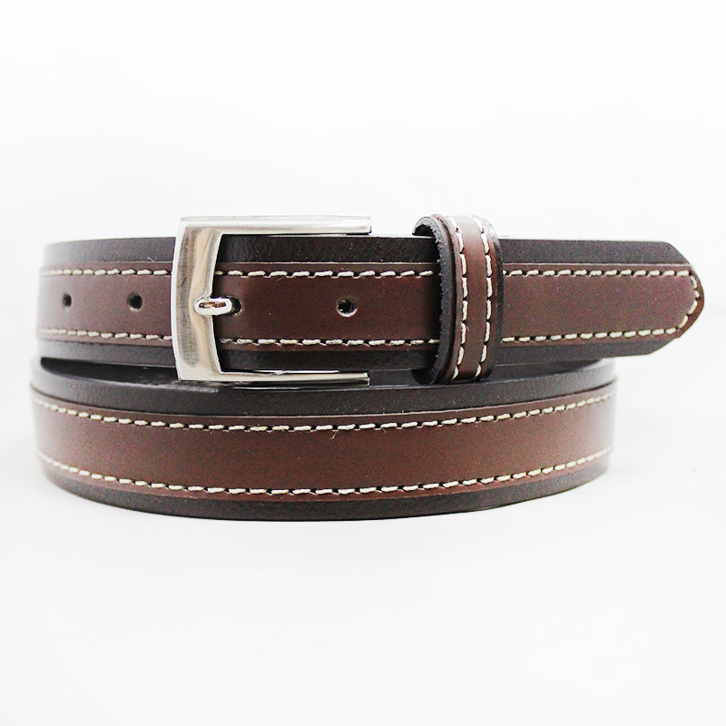 Fake leather dress belts for men 30-15078