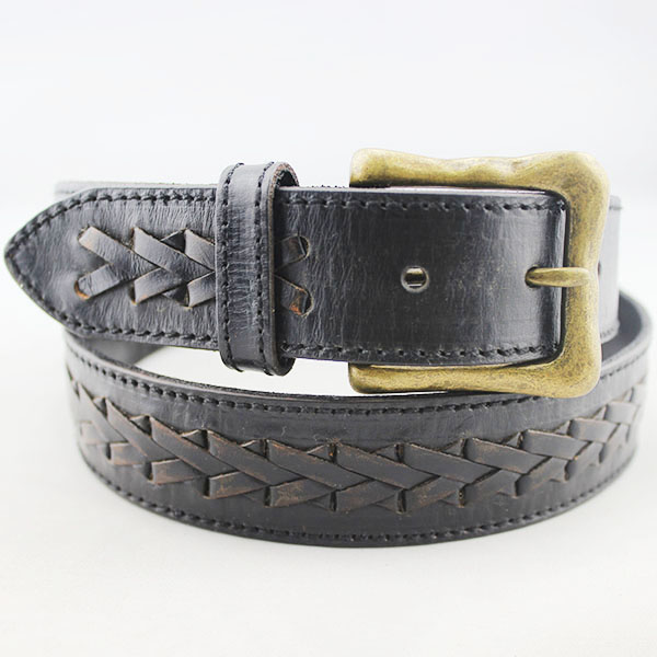 Jeans belt for men with pin buckle 35-10734A