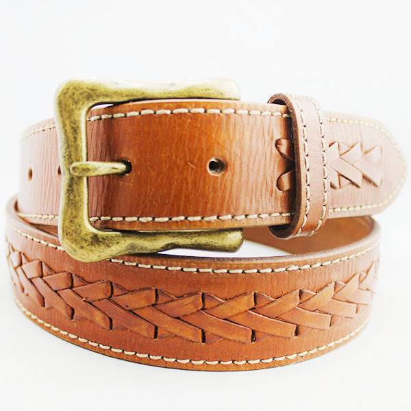 Jeans belt for men with pin buckle 35-10734C