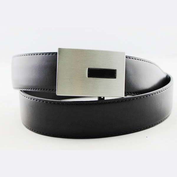 Formal leather belts for men with automatic buckle 40-14105