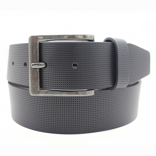 100% good quality black leather belt 40-14539A