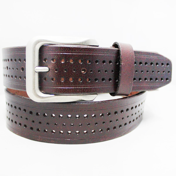 Dotted Perforated Leather Belt 40-14653