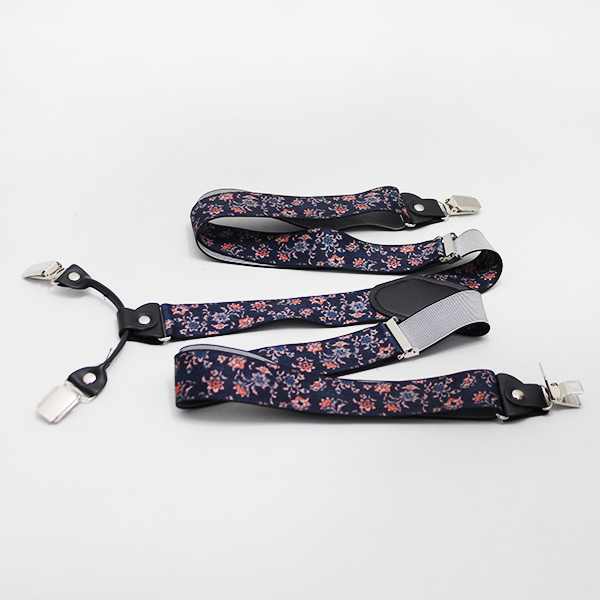 Flower Print New Design Adult Suspenders Elastic braces for men Women KRS35-19353