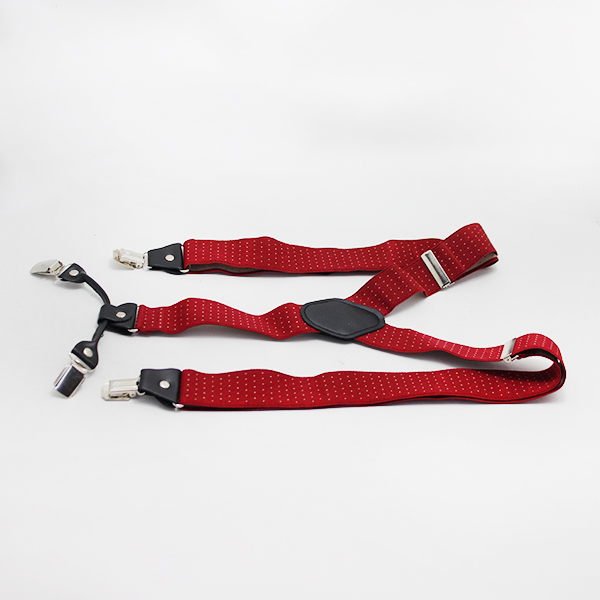 New Arrival Wedding Wear Match Jujube red Dot Braces Suspender KRS35-19354