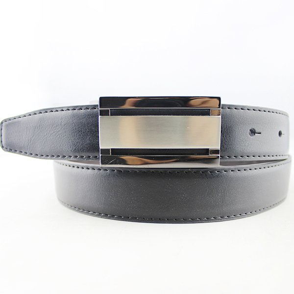 CORNELIA Reversible belt 3D Gunpowder Grey hardware. – PORSCIA