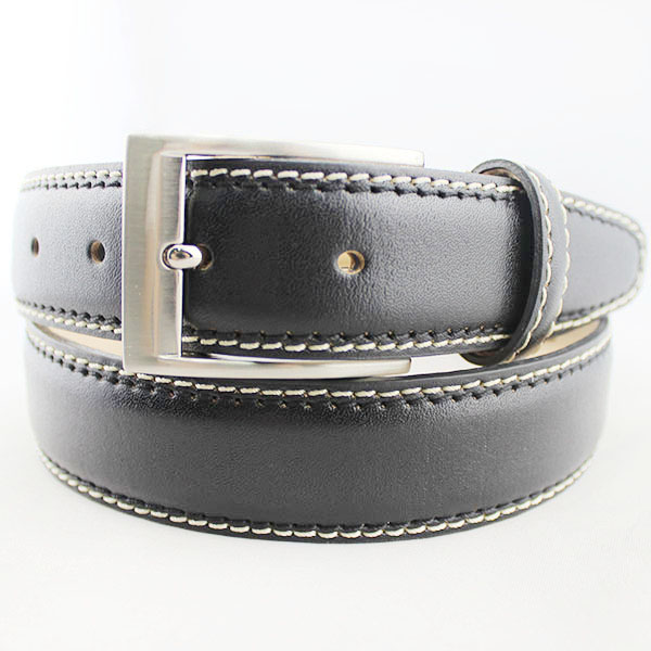 Jeans belt for men with pin buckle 35-13146