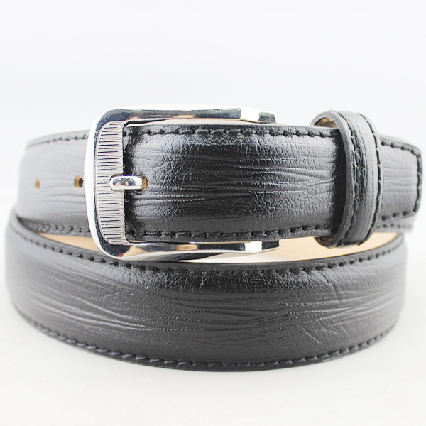 Mens split leather embossed belts for jeans 35-13155