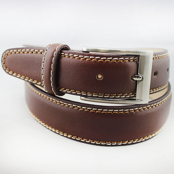 Jeans belt for men with pin buckle 35-13161