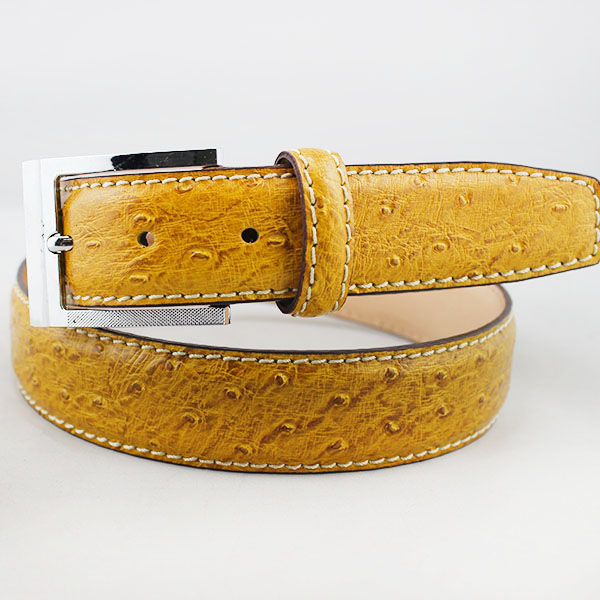 Mens split leather embossed belts for jeans 35-13163