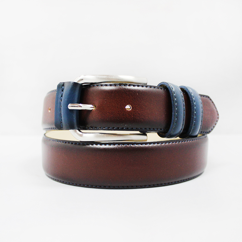 Painted genuine leather belts 35-15062